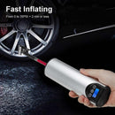 Portable air pump cordless tire inflator air compressor for cars.