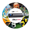 Portable air pump cordless tire inflator air compressor for cars.